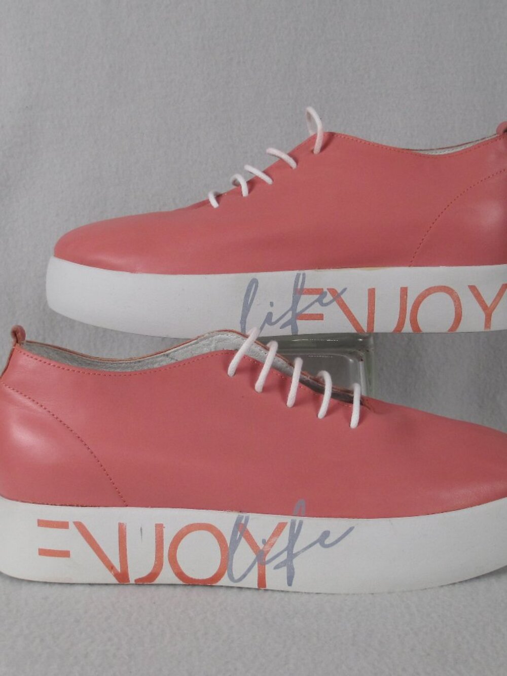 Bueno Leather Wedge Heels – Peach Pink – Size EU 41 (US 9.5 - 10) – EUC